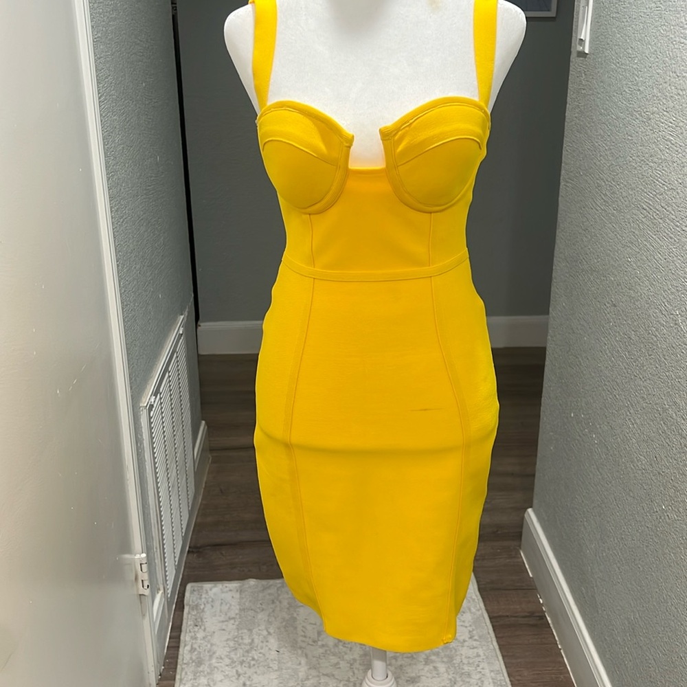 Yellow Bodycon Dress